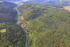 Klosterruine Frauenalb im Ortsteil Schielberg in Marxzell im Bundesland Baden-Württemberg, Deutschland