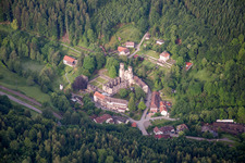 Gebäudekomplex des Klosters Klosterruine im Ortsteil Frauenalb in Marxzell im Ortsteil Schielberg im Bundesland Baden-Württemberg, Deutschland