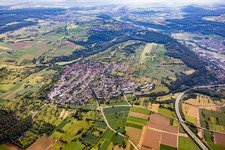 Luftbild von Kieselbronn im Bundesland Baden-Württemberg, Deutschland
