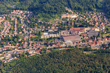 Ehemaliges Fabrikgelände in der Innenstadt an der August-Kienzle-Straße in Maulbronn im Bundesland Baden-Württemberg, Deutschland