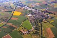 Ortsansicht aus Nordwesten im Ortsteil Frauenzimmern in Güglingen im Bundesland Baden-Württemberg, Deutschland