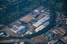 Industriegebiet Hardtgraben in Bruchsal im Bundesland Baden-Württemberg, Deutschland