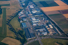 Industriegebiet Kammerforststr in Bruchsal im Bundesland Baden-Württemberg, Deutschland