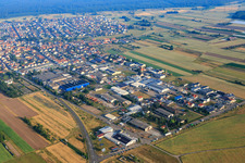 Industriegebiet Industriestraße mit LINHARDT Hambrücken GmbH im Bundesland Baden-Württemberg, Deutschland