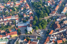 Feuerwachen- Gelände des Feuerwehr- Betriebshofes der Freiwilligen Feuerwehr Waghäusel Abt. Wiesental im Ortsteil Wiesental in Waghäusel im Bundesland Baden-Württemberg, Deutschland