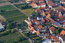 Luftbild von Badstubgasse in Zeiskam im Bundesland Rheinland-Pfalz, Deutschland