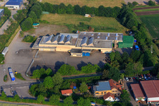 Luftaufnahme von Natursteine und Transporte Kohler in Zeiskam im Bundesland Rheinland-Pfalz, Deutschland
