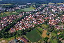 Am Altbach in Herxheim bei Landau im Bundesland Rheinland-Pfalz, Deutschland