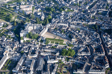 Luftbild von Blois im Bundesland Loir-et-Cher, Frankreich