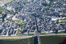 Schrägluftbild von Blois im Bundesland Loir-et-Cher, Frankreich