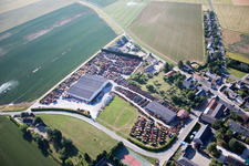 Talcy im Bundesland Loir-et-Cher, Frankreich von oben gesehen