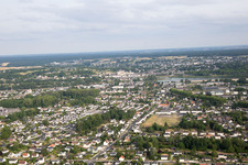 Luftaufnahme von Nazelles-Négron im Bundesland Indre-et-Loire, Frankreich