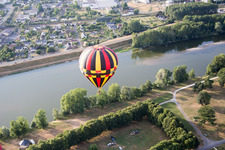 Amboise im Bundesland Indre-et-Loire, Frankreich von oben