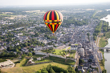 Amboise im Bundesland Indre-et-Loire, Frankreich aus der Luft betrachtet
