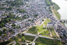 Luftbild von Amboise im Bundesland Indre-et-Loire, Frankreich