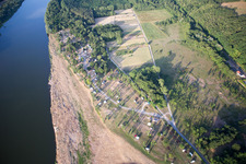 Luftaufnahme von Chaumont-sur-Loire im Bundesland Loir-et-Cher, Frankreich