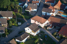Scheibenhard im Bundesland Bas-Rhin, Frankreich aus der Luft