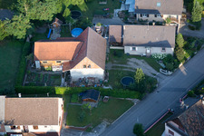 Scheibenhard im Bundesland Bas-Rhin, Frankreich vom Flugzeug aus