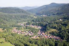 Luftbild von Weiler im Bundesland Bas-Rhin, Frankreich