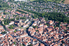 Wissembourg im Bundesland Bas-Rhin, Frankreich aus der Luft