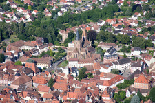 Wissembourg im Bundesland Bas-Rhin, Frankreich von einer Drohne aus