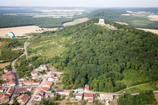 Schrägluftbild von Montsec, Amerikanisches Kriegerdenkmal im Bundesland Meuse, Frankreich