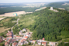 Montsec, Amerikanisches Kriegerdenkmal im Bundesland Meuse, Frankreich von oben