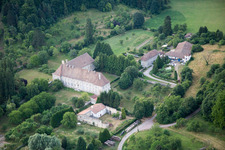 Schrägluftbild von Geville im Bundesland Meuse, Frankreich