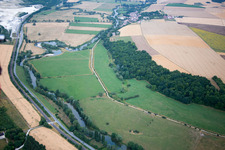 Pagny-sur-Meuse, Frankreich von oben gesehen