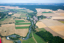 Pagny-sur-Meuse, Frankreich vom Flugzeug aus
