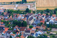 Kirchstr in Knittelsheim im Bundesland Rheinland-Pfalz, Deutschland