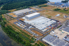 Pfälzer Erfrischungsgetränke GmbH in Wörth am Rhein im Bundesland Rheinland-Pfalz, Deutschland von oben