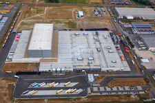 Drohnenaufname von Pfälzer Erfrischungsgetränke GmbH in Wörth am Rhein im Bundesland Rheinland-Pfalz, Deutschland