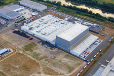 Pfälzer Erfrischungsgetränke GmbH in Wörth am Rhein im Bundesland Rheinland-Pfalz, Deutschland aus der Luft