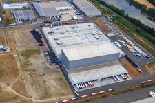 Pfälzer Erfrischungsgetränke GmbH in Wörth am Rhein im Bundesland Rheinland-Pfalz, Deutschland aus der Vogelperspektive