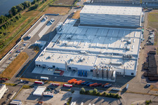 Pfälzer Erfrischungsgetränke GmbH in Wörth am Rhein im Bundesland Rheinland-Pfalz, Deutschland von einer Drohne aus