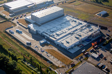 Pfälzer Erfrischungsgetränke GmbH in Wörth am Rhein im Bundesland Rheinland-Pfalz, Deutschland aus der Luft