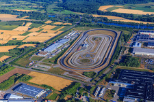 Daimler Truck EVZ Testgelände im Industriegebiet Oberwald in Wörth am Rhein im Bundesland Rheinland-Pfalz, Deutschland