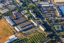 Luftbild von Karlspark Technologiezentrum und  INERATEC GmbH im Ortsteil Knielingen in Karlsruhe im Bundesland Baden-Württemberg, Deutschland