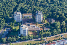 Gebäude des Altersheim - Seniorenresidenz der Wohnstift Karlsruhe e. V. im Ortsteil Weiherfeld - Dammerstock in Karlsruhe im Ortsteil Weiherfeld-Dammerstock im Bundesland Baden-Württemberg, Deutschland