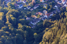 Luftbild von Zum Wald im Ortsteil Grünwettersbach in Karlsruhe im Bundesland Baden-Württemberg, Deutschland