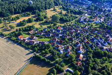 Beim Wasserturm im Ortsteil Hohenwettersbach in Karlsruhe im Bundesland Baden-Württemberg, Deutschland