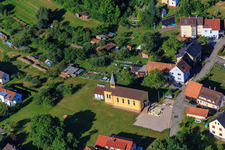Kathol. Kirche Maria Königin im Ortsteil Schluttenbach in Ettlingen im Bundesland Baden-Württemberg, Deutschland