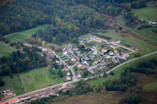 Dambach im Bundesland Bas-Rhin, Frankreich von oben