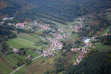 Dambach im Bundesland Bas-Rhin, Frankreich aus der Luft