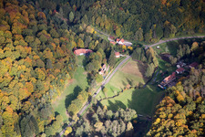 Windstein im Bundesland Bas-Rhin, Frankreich von einer Drohne aus