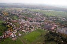Luftbild von Zinswiller im Bundesland Bas-Rhin, Frankreich