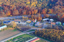 Kläranlage Kandel im Bundesland Rheinland-Pfalz, Deutschland