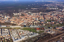 Luftbild von Qartier am Citypark zwischen Stuttgarter Straße und B10 im Ortsteil Südstadt in Karlsruhe im Bundesland Baden-Württemberg, Deutschland