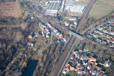 Am Bruhrain im Ortsteil Neudorf in Graben-Neudorf im Bundesland Baden-Württemberg, Deutschland